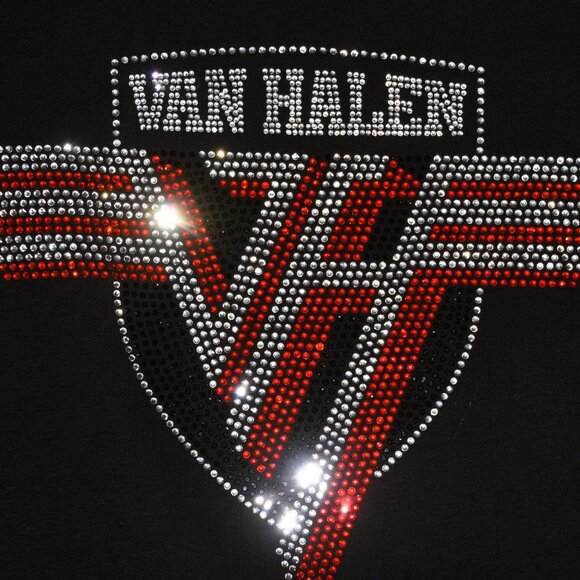 Van Halen rhinestone short sleeve round neck shirt XS S  M L XL XXL 1X 2X,3X… - Picture 5 of 6